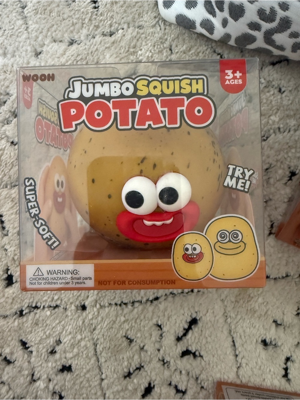 Jumbo squishy potato face